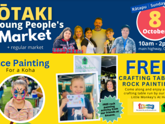 Otaki, Young People's Market - Sunday 8 October.